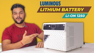 Lithium Battery Inverter | Luminous Lithium Battery | Luminous Li-On 1250 - Price & Review