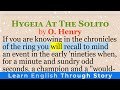 English short stories | “Hygeia at the Solito” by O. Henry | Learn English through story