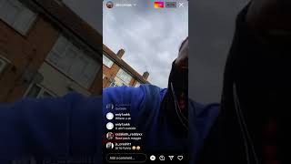 (RCG) AbzSav riding around on a bike in Northolt on IG Live😂 (2022/10/04)