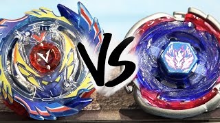 Beyblade BURST VS METAL FIGHT 4D Battle: God Valkyrie .6V.Rb VS Big Bang Pegasus F:D