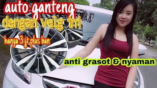 honda brio ganti velg jazz rs auto ganteng anti gasrot ( DIJAMIN)