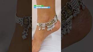 Beautiful silver Payal with 67% discount ✨🌸#viralvideo #ytshorts #youtubeshorts