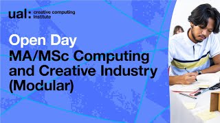 CCI Online Open Day: MA/MSc Computing and Creative Industry (Modular)