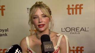 The Magnificent Seven: Hayley Bennett "Emma" TIFF Movie Premiere Interview | ScreenSlam