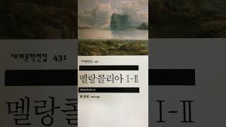 [북리뷰]멜랑콜리아.욘 포세 지음.손화수 옮김.민음사