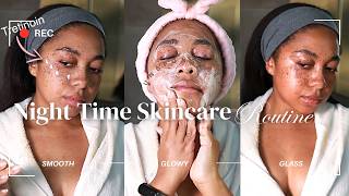 SKINCARE ROUTINE |My Night time Skincare Routine For Glowy, glassy Skin