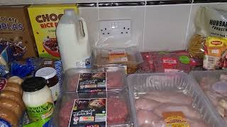 £122 budget Sainsburys food shop for 11 people. Grocery haul UK July 2023