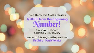 MathsPositive Home Ed. Maths! - I/GCSE Number - Week 5