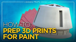 SUPER Easy 3D Print Smoothing & Prep for Paint - Use LESS Spot Putty!
