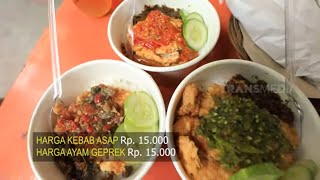 Bayu Lesmana Nyicipin Nikmatnya Kebab Asap \u0026 Geprek Gaskeun | MAKAN RECEH (22/08/21)