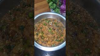 Easy \u0026 Quick Baingan Bharta recipe ##baingan #food #shorts #cooking #easyrecipe #indianrecipe #veg