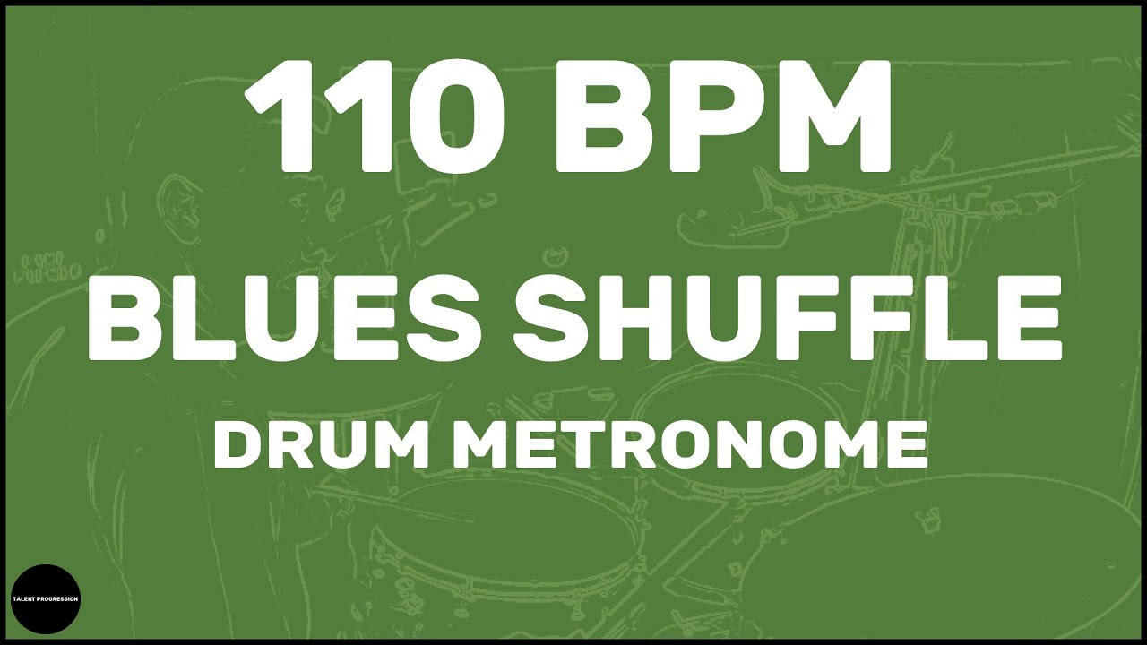 Blues Shuffle | Drum Metronome Loop | 110 BPM - YouTube