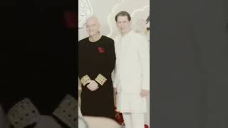 FIFA President Gianni Infantino and former PM of Austria Sebastian Kurz #ARWeddingCelebrations