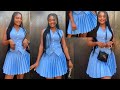 How To Cut And Sew A Plaited Skirt Beginners Friendly  (DIY)