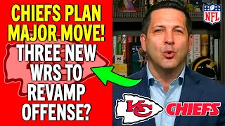 🚀🏈 CHIEFS EYE MAJOR UPGRADE! Can New Wide Receivers Propel Them to Super Bowl? KC CHIEFS NEWS | E+