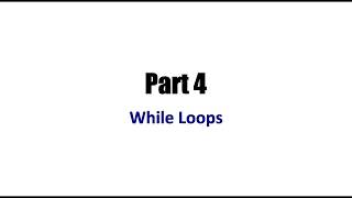 Learn Java Tutorial for Beginners, Part 4 While Loops