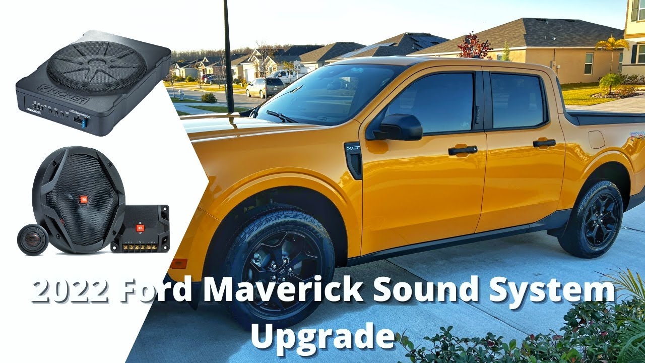 2022 Ford Maverick Sound System Upgrade & Installation With JBL ...