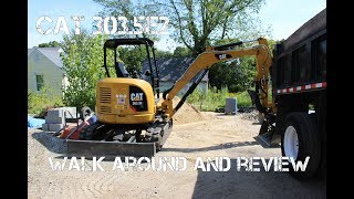 Cat 303.5E2 Walk Around and Review