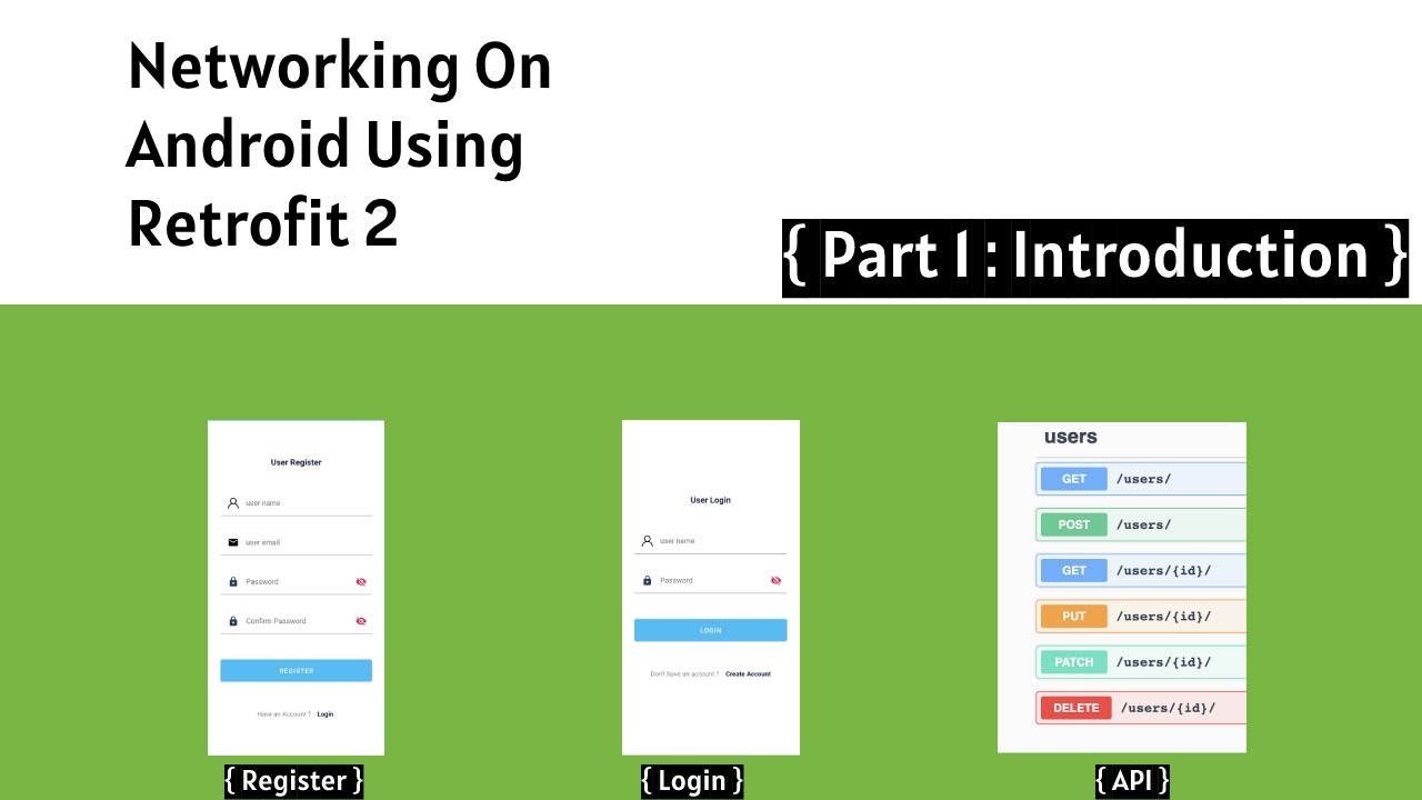 Networking On Android Using Retrofit2 And Restful Api Youtube