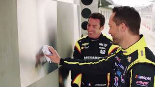Paul Menard And Simon Pagenaud Menards Commercial Bloopers (2017)