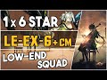 LE-EX-6 + Challenge Mode | Low End Squad |【Arknights】