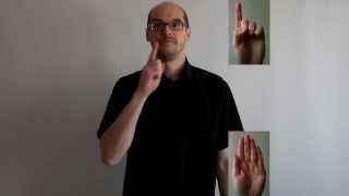 Avouer en langue des signes française
