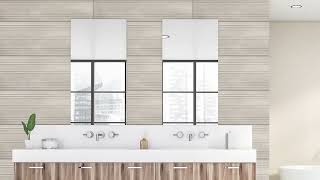 Altai Coverty Grey Rectified Ceramic Wall Tile 400 x 1200mm