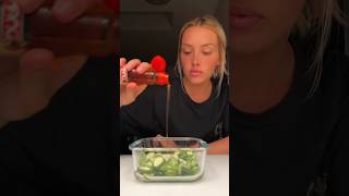 Everyone’s asleep, and I’m craving the viral cucumber salad #ytshorts #cucumbersalad #viral