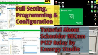 Full Programming \u0026 Setting Tutorials of Schneider MiCOM P127 Relay by Easergy Software#agile#easergy