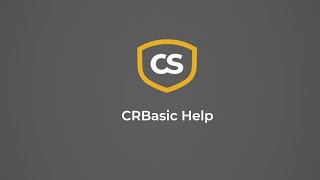 CRBasic Help System