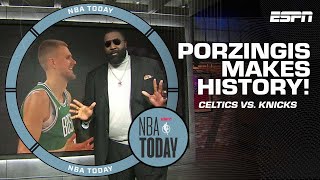 Kendrick Perkins breaks down Kristaps Porzingis' historic night | NBA Today
