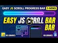 How to Build a Scroll Progress Bar in 5 Minutes | Vanilla JS