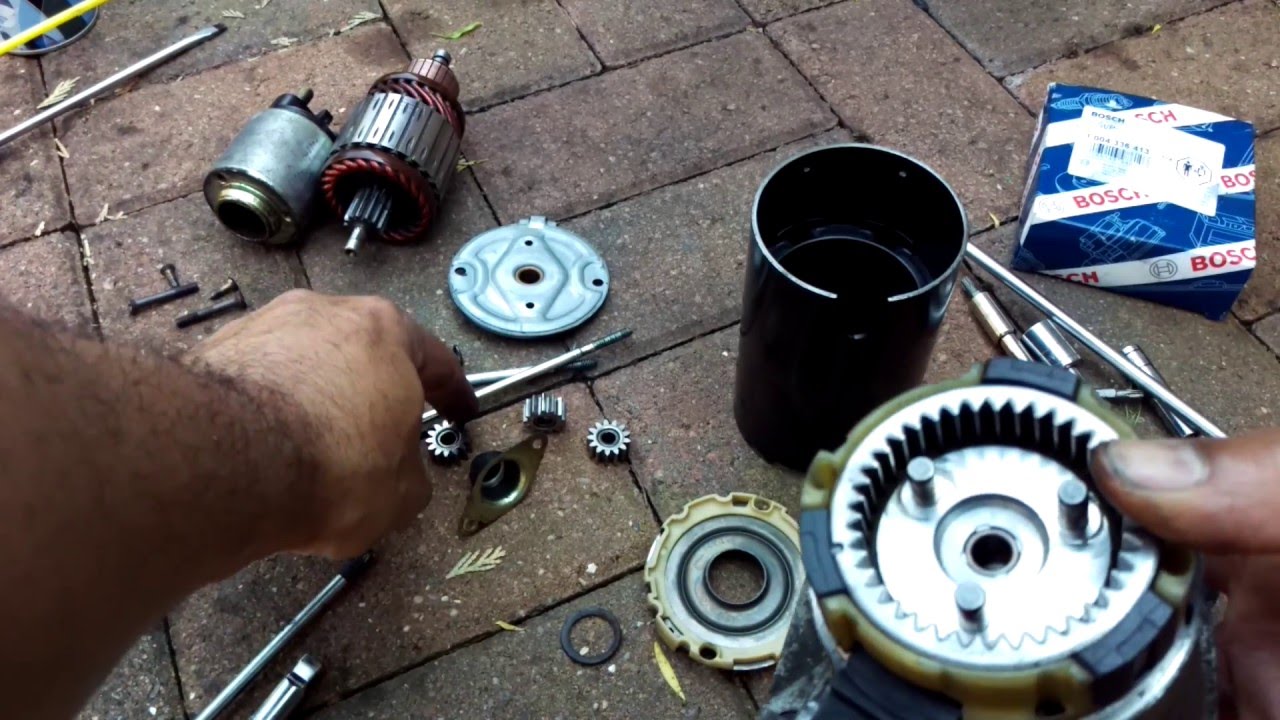 How To Fix A Starter Motor Part 2 Reassembly - YouTube