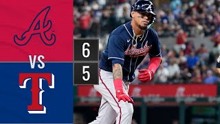 Resumen Bravos de Atlanta vs Rangers de Texas | MLB 17-05-2023