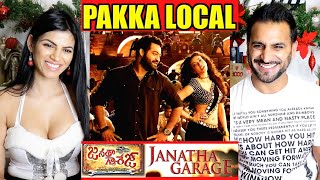 PAKKA LOCAL REACTION!! | Janatha Garage | Jr. NTR, Kajal Agarwal, Samantha, Mohanlal | Telugu Songs