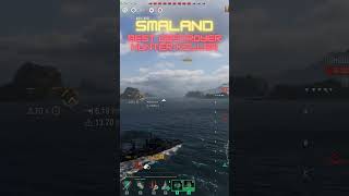 Smaland best destroyer hunter killer! | #worldofwarships #smaland #destroyers