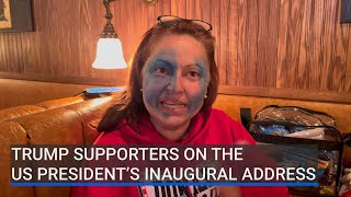 Trump supporters react to the US President’s inaugural address