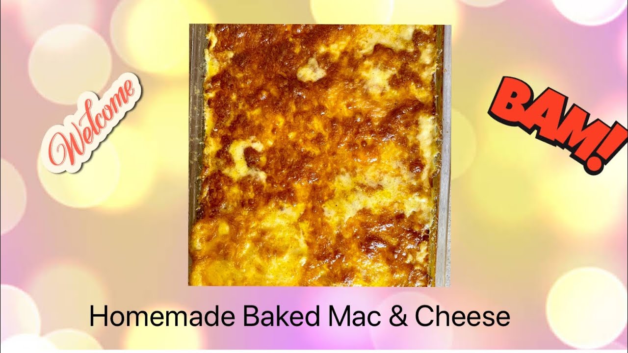 Homemade Baked Mac Cheese Youtube