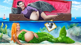 Pregnant Vampire Vs Pregnant Mermaid