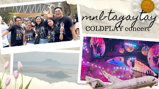 A weekend in MNL Tagaytay | Coldplay Concert