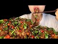 Eating spicy beef tendon asmr - Beef tendond delicious