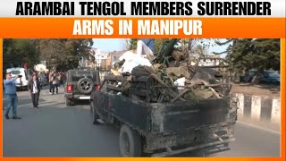 LIVE :  Manipur | Arambai Tengol Members Surrender Arms After Meeting Manipur Governor | News9