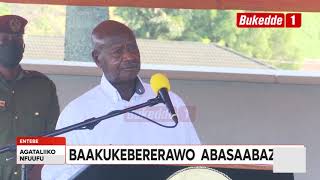 Agataliikonfuufu: Okulwanyisa COVID19.  Pulezidenti agguddewo ekifo. Baakukebererawo abasabaaze.