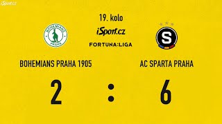 Bohemians Praha 1905 vs. AC Sparta Praha (2:6) - SESTŘIH