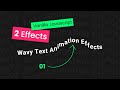 Javascript | Wavy Text CSS Animation Effects