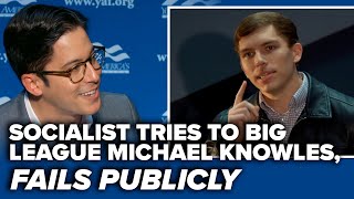 A SWING & A MISS: Socialist tries to big league Michael Knowles, fails publicly