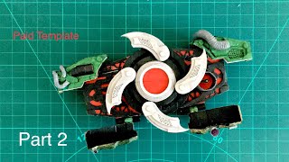 (Part 2) Kamen Rider Black Sun Belt DIY Handmade | DX Century King Driver Black Sun (Template)