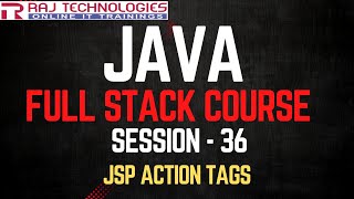 Session - 36 | Java Full Stack Developer Course | JSP Action Tags