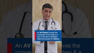 AV fistula क्या होता है और यह कैसे मदद करता है hemodialysis में ? Dr. Yasir Rizvi #worldkidneyday