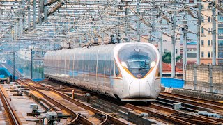 CR400BF series China high-speed trains running in Guangzhou-Zhuhai Intercity